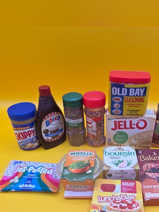 Zuru Other - Zuru Mini Brands Food Lot Skippy Chocolate Vanilla Seasoning Guacamole Jello
